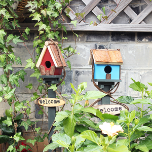 Casetta per Uccelli in Legno di Paulownia Naturale Non Trattato per Esterni OEM e ODM - Product Image 2