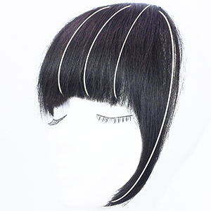 Clip in frangia 100% veri capelli umani extension aria frangia con stanghette folti frangia per donna - Product Image 4