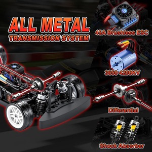 <span class=keywords><strong>Voiture</strong></span> de course RC VRX Racing RH1026 WYVERN 1/10, brushless, 4 roues motrices, tout-terrain, haute vitesse, électrique, drift, modèle hobby, RTR - Product Image 6