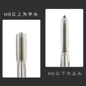 Tarauds de machine en acier haute vitesse et haute dureté, à cannelure droite, à filetage grossier, pour machines-outils, vente directe usine - Product Image 4