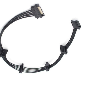 Tùy Chỉnh 60Cm SATA Dây Điện Một Để Năm Mở Rộng Cáp Ổ Cứng Dây Nịt - Product Image 4