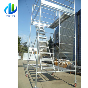 Prix de vente d'escalier métalliques portables multidirectionnel certifiés 10 mètres pour la construction - Product Image 4