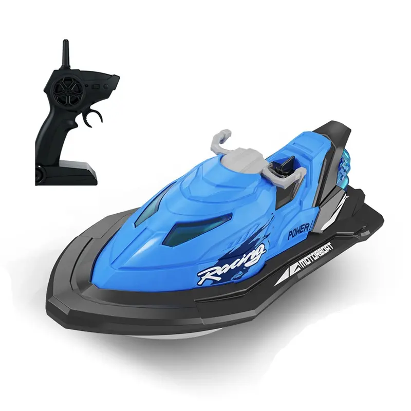 2.4G 6-CH Outdoor Water Toys Spray Jet Ski Boat Set 2 Color Assorted RC Motorboat Remote Control Toys
