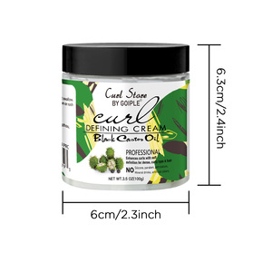 Meilleure Crème Coiffante Huile de Ricin Noire pour Boucles, Adoucissante et Brillante, Hydratant sans Rinçage pour Cheveux Bouclés Souples et Rebondies - Product Image 2