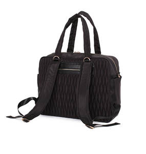 Bolsa de pañales de tela multifuncional, alta calidad, OEM, con estación de cambio - Product Image 3