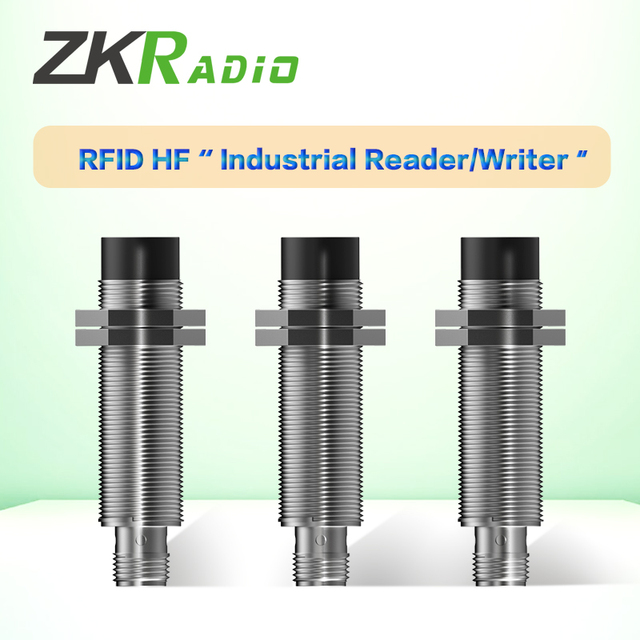 Industrial HF RFID Reader 13.56MHz ISO15693 RS-485 Custom Protocol Read/Write Embedded Mount IP67