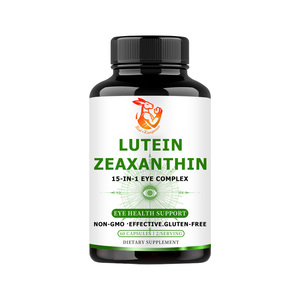 Complément alimentaire pour la santé oculaire : Capsules de Lutéine et de Zéaxanthine avec Vitamine C pour soutenir la clarté et le confort visuel à long terme - Product Image 1