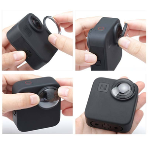 Cubierta de Lente Impermeable para <span class=keywords><strong>Cámara</strong></span> de Acción <span class=keywords><strong>GoPro</strong></span> <span class=keywords><strong>Max</strong></span> <span class=keywords><strong>360</strong></span>, Protector de Lente Transparente Antiarañazos, Domo Protector para Vlog, Viajes y Actividades al Aire Libre - Product Image 2