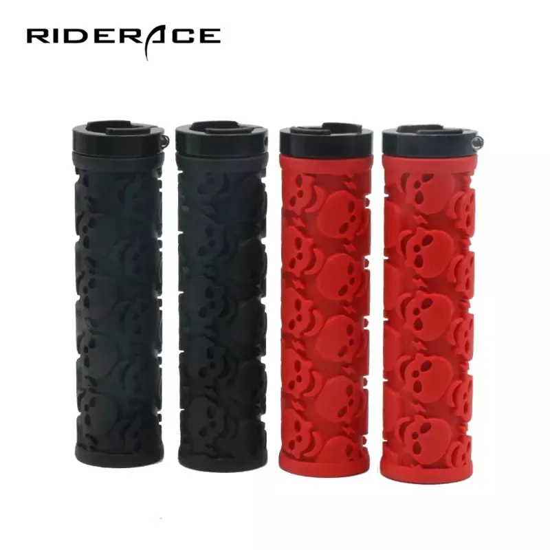 RIDERACE 1 זוג גומי רכיבה על אופניים כידון חיצוני MTB הרי אופני כידון כיסוי אנטי להחליק חזק תמיכה אוחז אופניים חלק