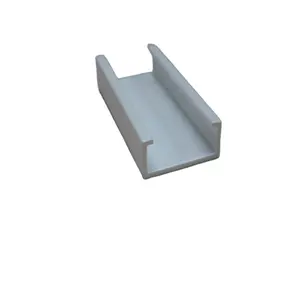 PVC extrusion profile for LED flexible strip U shape for 8T