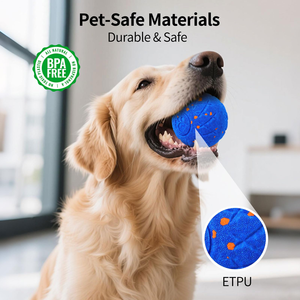 Smart Interactive Dog Toy Eco-Friendly E-TPU Material IPX7 Waterproof Automatic Moving <b>Bouncing</b> Rotating Air <b>Ball</b> - Product Image 4
