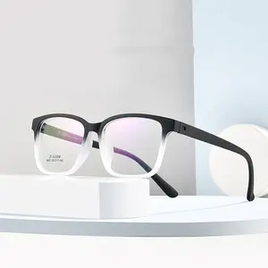 מכירה חמה בסין ייצור קוצר ראייה משקפיים עיצוב חדש מסגרת אופטית מרובעת וינטג' אנטי כחול משקפי מחשב לגברים