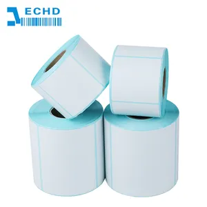 Customized direct thermal label roll and thermal transfer label sticker for printer