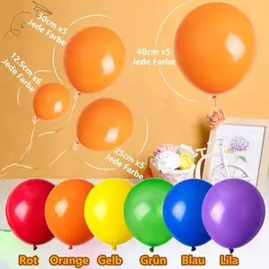 Set balon karangan bunga aster, untuk Baby Shower Retro dekorasi pesta ulang tahun Hippie