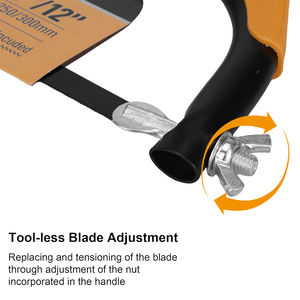 WeToke alta qualità industriale Gradesmall acciaio sega fissa seghetto in acciaio legno e plastica taglio sega a mano - Product Image 3