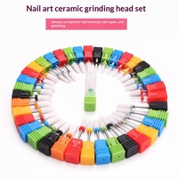 Fraise à ongles en carbure, forme unique (épi de maïs, cylindrique, fusée), accessoire pour ponceuse à ongles électrique