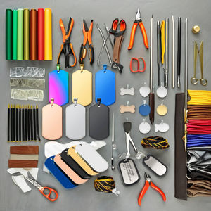 Bán buôn Nhiều màu Anodized nhôm Pet ID-<span class=keywords><strong>tag</strong></span> tùy chỉnh 30 mét kim loại <span class=keywords><strong>Dog</strong></span> <span class=keywords><strong>Tag</strong></span> cho cá nhân Kinh doanh Quà Tặng dập men - Product Image 3