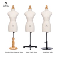 Vente en gros demi-corps femme mini taille mannequin pour tailleur en vente modèle de mannequin de couture pour la personnalisation de soutien à la couture