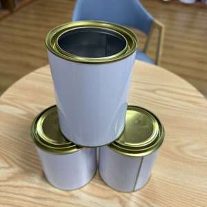 علب معدنية فارغة مستديرة سعة 1000 مل للطلاء مع أغطية من مصنع العلب المعدنية - Product Image 6