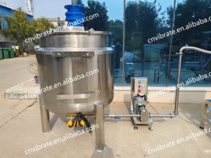 Fourniture VBJX Acier inoxydable 100l 200l 300l 500l Équipement chimique <span class=keywords><strong>en</strong></span> plastique de 800 litres Réservoir de mélange à double enveloppe avec agitateur - Product Image 6