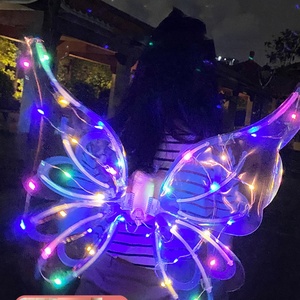 Alas de Mariposa Luminosas, Alas de Princesa con Luz, Alas de Mariposa Eléctricas Brillantes, Regalo de Navidad y Halloween, Juguete Luminoso - Product Image 4