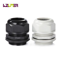 WZUMER PG42 IP68 presse-étoupes en plastique universels de type PG en nylon évalués par IP étanches pour câble de 22-28mm