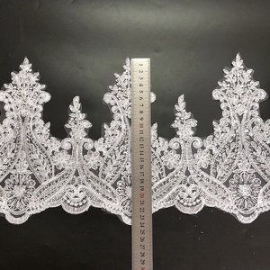 Hot bán hoa biên giới thêu Sequins Net ren trang trí cho đám cưới ăn mặc lt2586b - Product Image 6