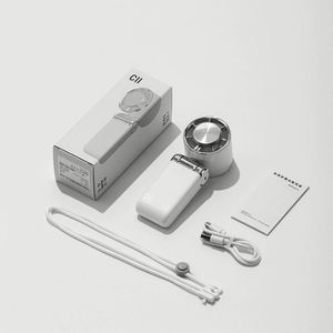 Ventilateur de poche USB rechargeable à 100 vitesses, avec compresse froide turbo et refroidissement instantané - Product Image 2