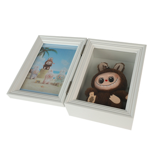 Marco de Madera Moderno <span class=keywords><strong>3D</strong></span> Plegable para Fotos y Recuerdos, Exhibición de Pared o Sobremesa - Deep Art - Product Image 4