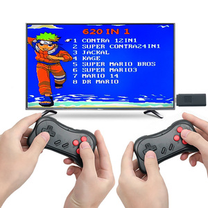 Venta al por mayor U02 consola de videojuegos <span class=keywords><strong>TV</strong></span> Game Stick integrado en 620 juegos Retro para FC con 2,4G <span class=keywords><strong>Gamepad</strong></span> - Product Image 5