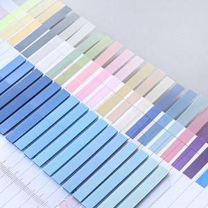 X418 Blocs-notes adhésifs ultra-fins 320 feuilles couleur dégradée avec index, essentiels pour la rentrée des étudiants, marque-pages de lecture - Product Image 4
