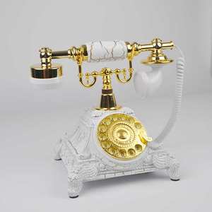 Teléfono europeo antiguo Grabación de información para fiesta de boda Libro de mensajes vintage Fiesta de cumpleaños Bendiciones de voz únicas - Product Image 3