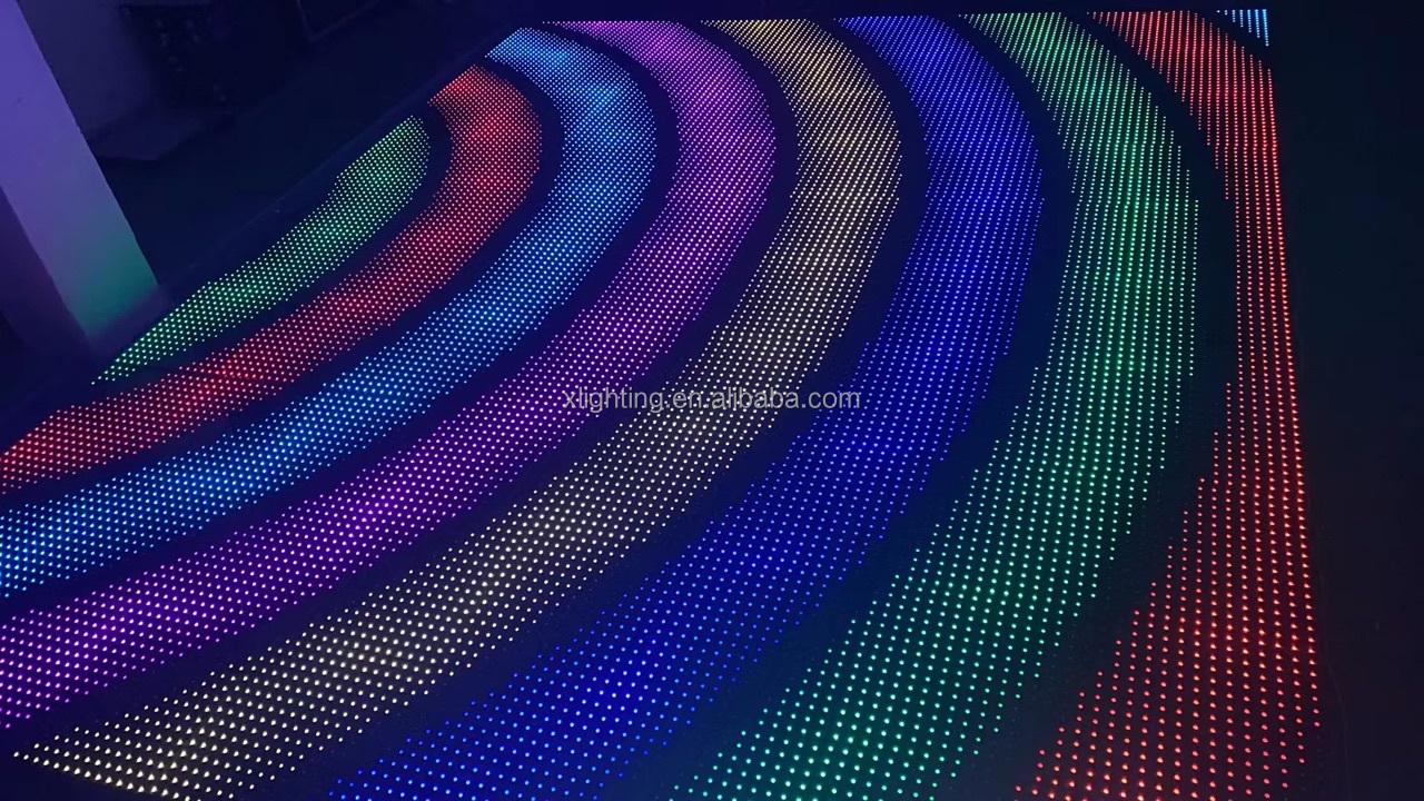 P25 225 Pixel RGB led dance floor for events rental