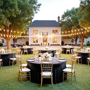 Vải đàn hồi vòng sứa Khăn trải bàn thích hợp cho khách sạn ngoài trời và bên sử dụng bảng bìa và Váy chống trượt Khăn trải bàn. - Product Image 6