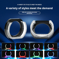 Lumières Angel Eyes RGB de 2,5 pouces, contrôle intelligent par application, bonne qualité, durables, lumières décoratives, lentilles Angel Eyes, cache