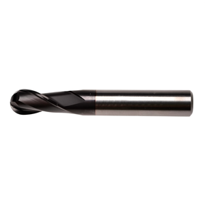 Fresa de carburo estándar Ttake Ta1413 con recubrimiento Nano TiAln, punta esférica helicoidal de 30 grados, 2 filos - Product Image 2