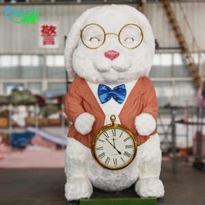 Modelo de <span class=keywords><strong>Conejo</strong></span> Animatrónico de Tamaño Real, Animal de la Selva, Simulación de <span class=keywords><strong>Conejo</strong></span> para Decoración de Espacios Comerciales - Product Image 4