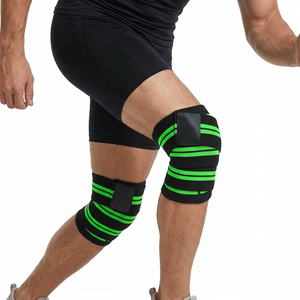 Rodilleras de Neopreno Resistentes Unisex para Gimnasio, Transpirables, Antideslizantes, con Cierre, Protección Avanzada para Levantamiento de Pesas - Product Image 1