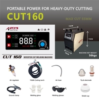 Mesin Pemotong dan Pengelasan Plasma Udara Inverter 3 Fasa Heavy-Duty 2-in-1 APEXYN CUT160, Ketebalan Pemotongan 55mm, 27.1KW CNC