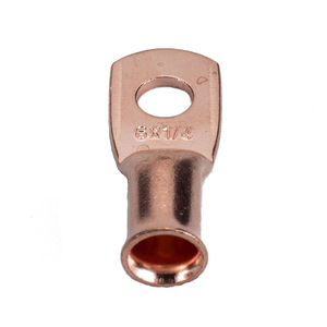 ขั้วต่อวงแหวนทองแดงบริสุทธิ์ 6x1/4 สำหรับขั้วต่อสายไฟ - Product Image 1
