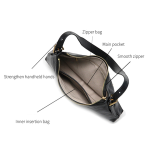 Sac à bandoulière unisexe en cuir véritable patiné, design personnalisé, grande capacité, hiver automne - Product Image 3