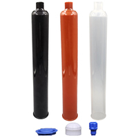 12oz EF-D seringue baril cartouche adhésive 360ml Anti UV bouche à vis pour pâte d'argent colle ambre coupe PP/PE matériel