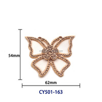 Appliques scintillantes en alliage de strass pour vêtements, sacs et chaussures pour femmes - Série CY501 - Pièces de chaussures personnalisées