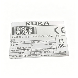 Motor 1FK7103-5AF81-1SH3-Z MG-360-180-30-S0, Gran Venta 2026, 12 Meses de Garantía, Alta Eficiencia Energética, Pieza Confiable - Product Image 1