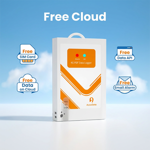 เครื่องบันทึกข้อมูล M380 แบบคลาวด์ 4G พร้อมซิมการ์ดฟรี รองรับ API ระบบตรวจสอบอุณหภูมิและความชื้นแบบเรียลไทม์ สำหรับโซ่ความเย็น - Product Image 1