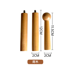 Wooden Skewer <b>Rack</b> Multi Layer Fruit <b>Plate</b> Stand Rustic Style For Dessert Cake Display With Screw Base Easy Assembly - Product Image 5
