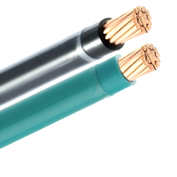 Câble Tongbao 14/12 AWG THHN, fil de cuivre toronné, 600V/12V, résistant à la chaleur et à l'huile, gaine PVC/Nylon, usage industriel, simple conducteur