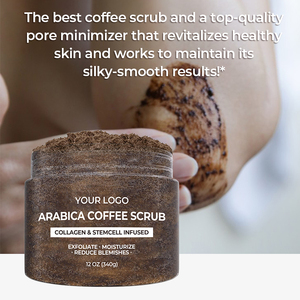Scrub <span class=keywords><strong>Corpo</strong></span> al Caffè per <span class=keywords><strong>Pelle</strong></span> <span class=keywords><strong>Secca</strong></span> con Aloe Vera, Sale del Mar Morto, Zucchero e Cellule Staminali, Esfoliante Nutriente e Sbiancante, Etichetta Privata - Product Image 5