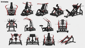 Equipo de Fitness Profesional, Máquina de Remo Doble Lineal para Gimnasio, Musculación de <span class=keywords><strong>Piernas</strong></span>, con Carga de Placas, CE TZ-5104 - Product Image 4
