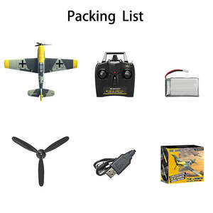 Volantex 761-11 BF-109 <span class=keywords><strong>Avion</strong></span> télécommandé 2.4G 4CH 6 axes Gyro <span class=keywords><strong>BF109</strong></span> RC Warbird Mini <span class=keywords><strong>avion</strong></span> Une touche Aérobatic - Product Image 2